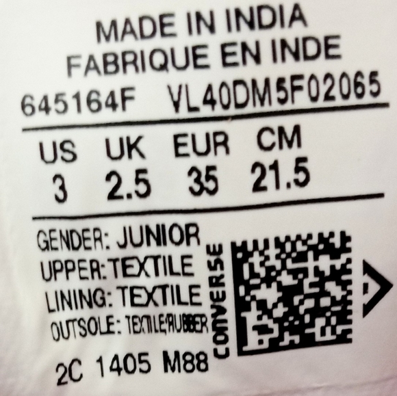 CONVERSE ALL STAR DOUBLE TONGUE GLIMMER SNEAKERS - Picture 8 of 9